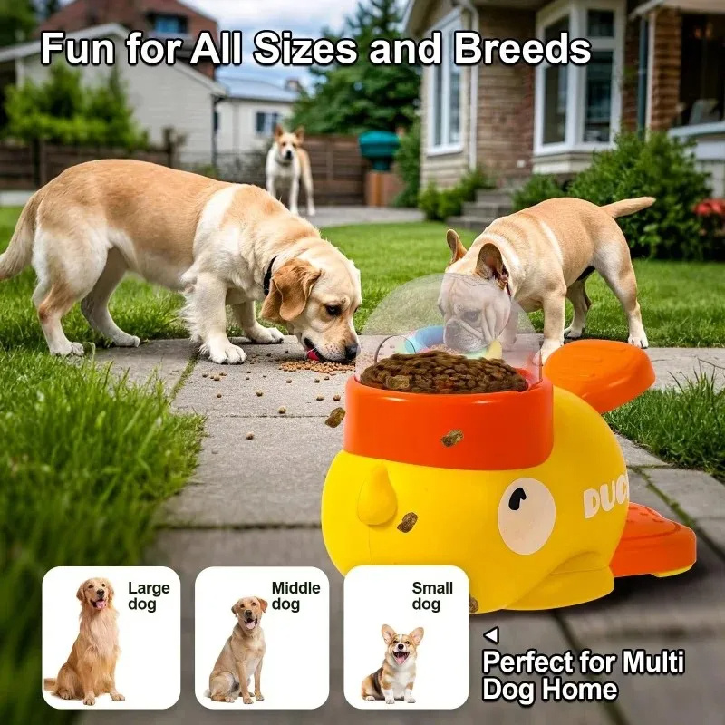Interactive Pet Food Treat Dispenser & Anti-slip Automatic Feeder Toys For Dog - Image 3