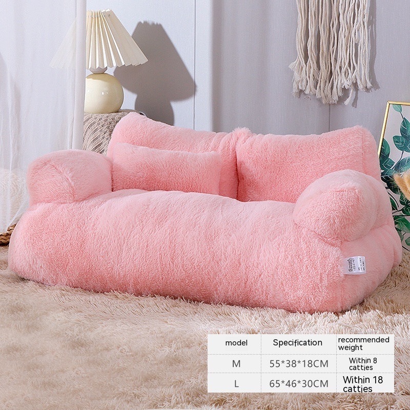 Luxury Cat Bed Sofa Winter Warm Cat & Dogs Comfortable Plush Puppy Bed Pet Supplies - Image 10