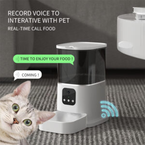 Pet Automatic Feeder Large Capacity Smart Voice Recorder & Food Dispenser Pet Bowl