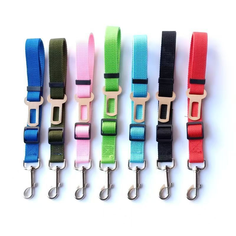 Pet Supplies Dog Car Dog Seat Belt Harness Leash Dog Collar Adjustable Seatbelt Leash For Small Medium Dog Traveling Accessories - Image 5