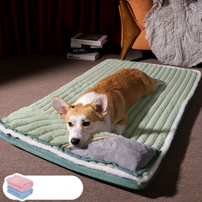 Winter Warm Dog Kennel Pillow Dog Mat Dog Sleeping Mat Sleeping Cat - Image 2