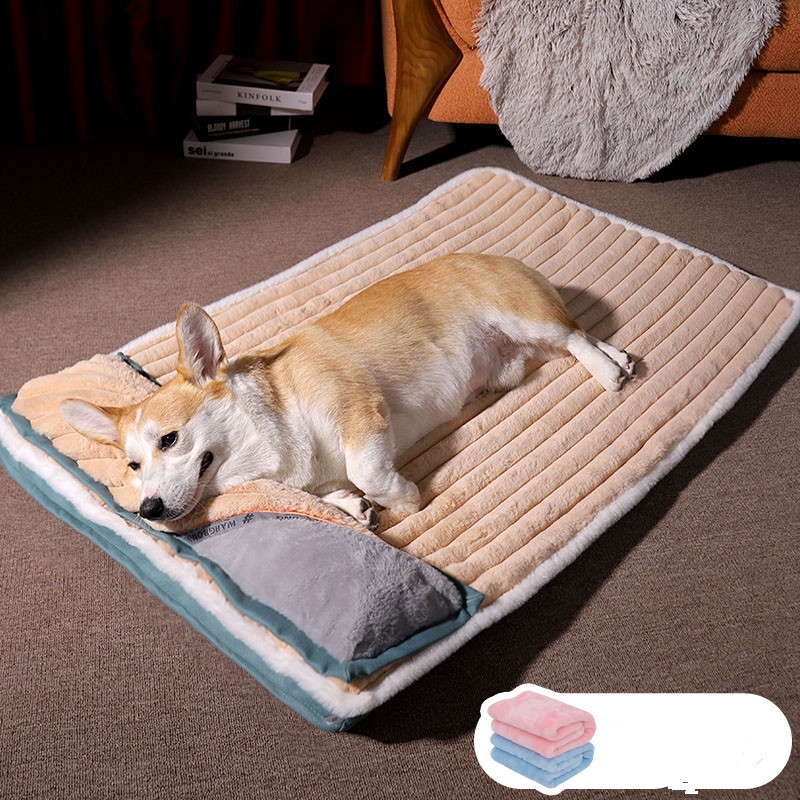 Winter Warm Dog Kennel Pillow Dog Mat Dog Sleeping Mat Sleeping Cat - Image 3