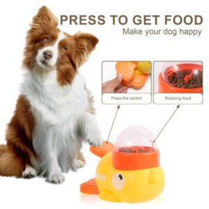 Interactive Pet Food Treat Dispenser & Anti-slip Automatic Feeder Toys For Dog