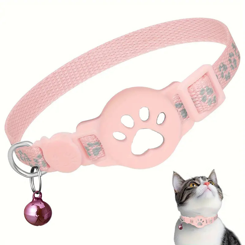 Creative Cartoon Printed Pet Cat Locator Collar - Image 4