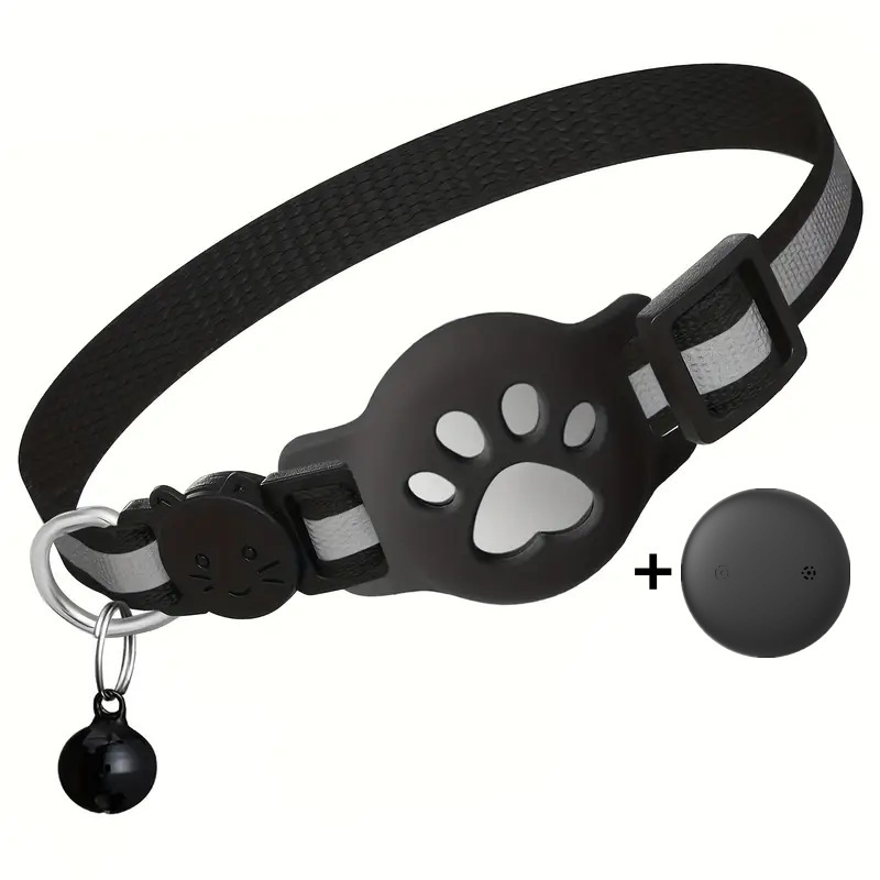Creative Cartoon Printed Pet Cat Locator Collar - Image 5