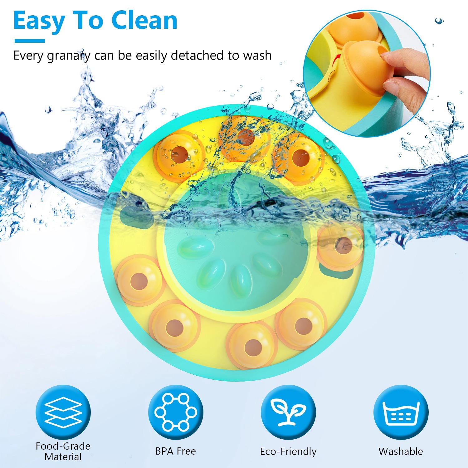 Dog Treat Dispensing Toy For IQ Training Mental Enrichment For Small Medium Large Dog Cat - Image 6